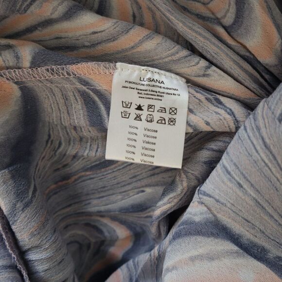 Lusana x Anthropologie Women's Sz Small US 4 Opal Strappy Midi Kella Dress - Picture 3 of 6